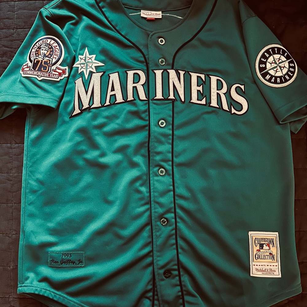 Mitchell & Ness Seattle Mariners Ken Griffey Jr Baseball Jersey 🧤